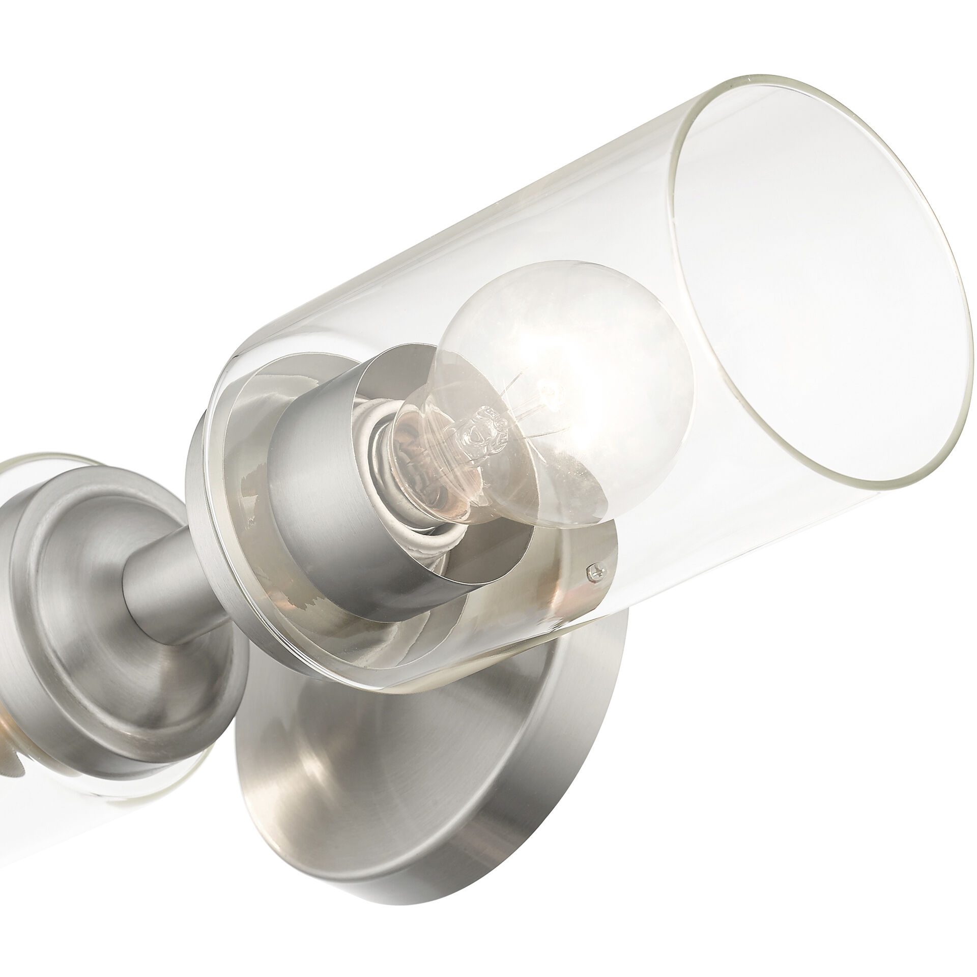 Whittier 2 Light 4.75 inch Brushed Nickel Vanity Sconce Wall Light