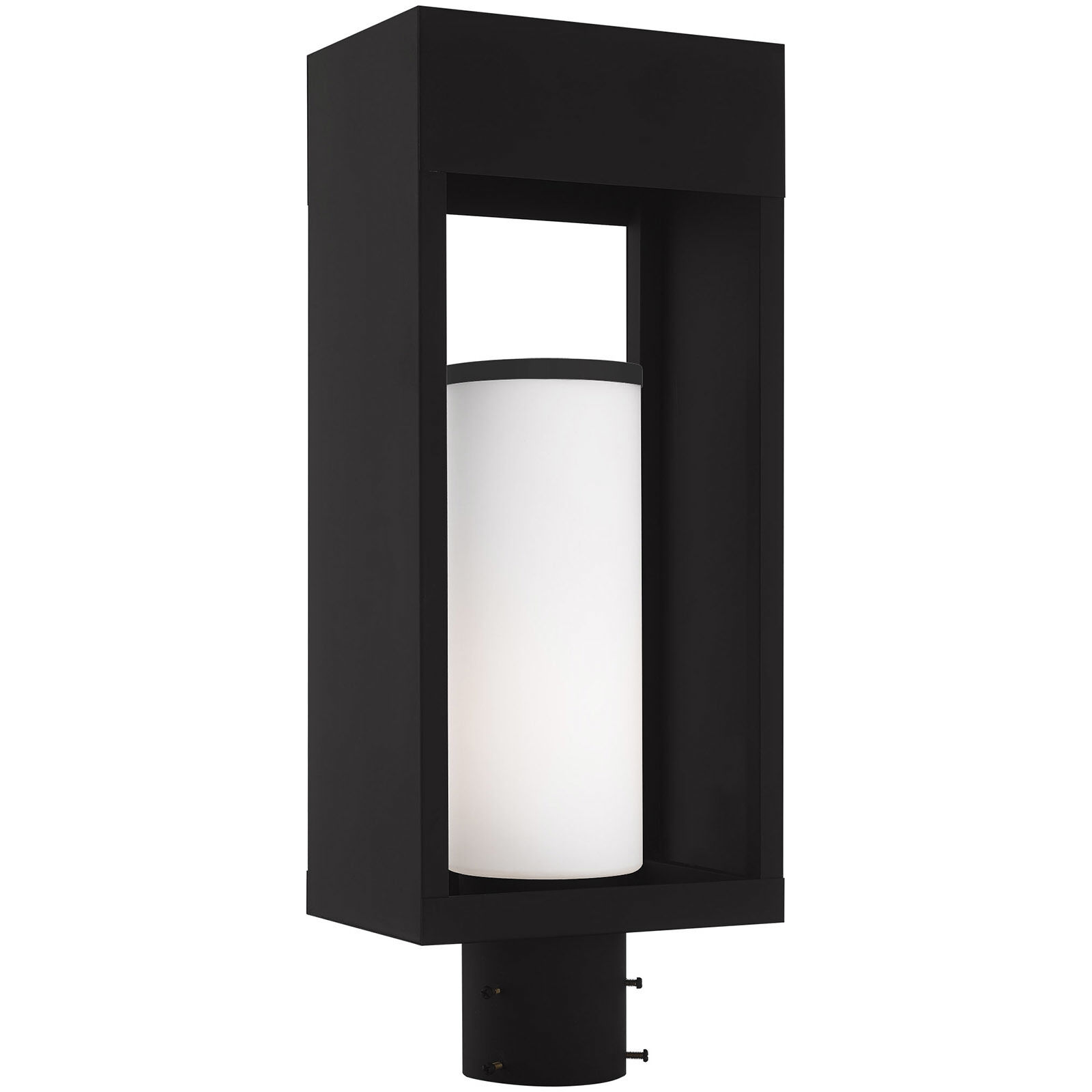 Bleecker 1 Light 20 inch Black Outdoor Post Top Lantern
