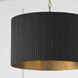 Donovan 3 Light 19.75 inch Black Stain and Matte Brass Pendant Ceiling Light