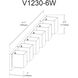 Verona LED 35.5 inch Polished Chrome Vanity Light Wall Light