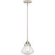 Nouveau 2 Olean LED 6.75 inch Polished Nickel Mini Pendant Ceiling Light in Seedy