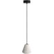 Clarus LED 7.63 inch White Sandstone Cement Pendant Ceiling Light