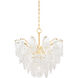 Darcia 7 Light 24 inch Aged Brass Chandelier Ceiling Light