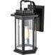 Ellis 1 Light 15 inch Powder Coated Black Outdoor Wall Sconce