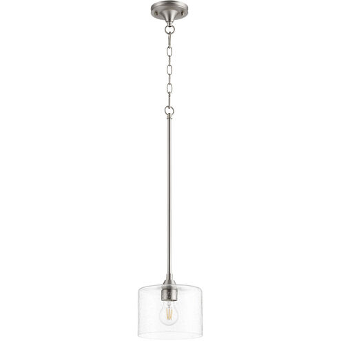 Dakota 1 Light 8 inch Satin Nickel Mini Pendant Ceiling Light