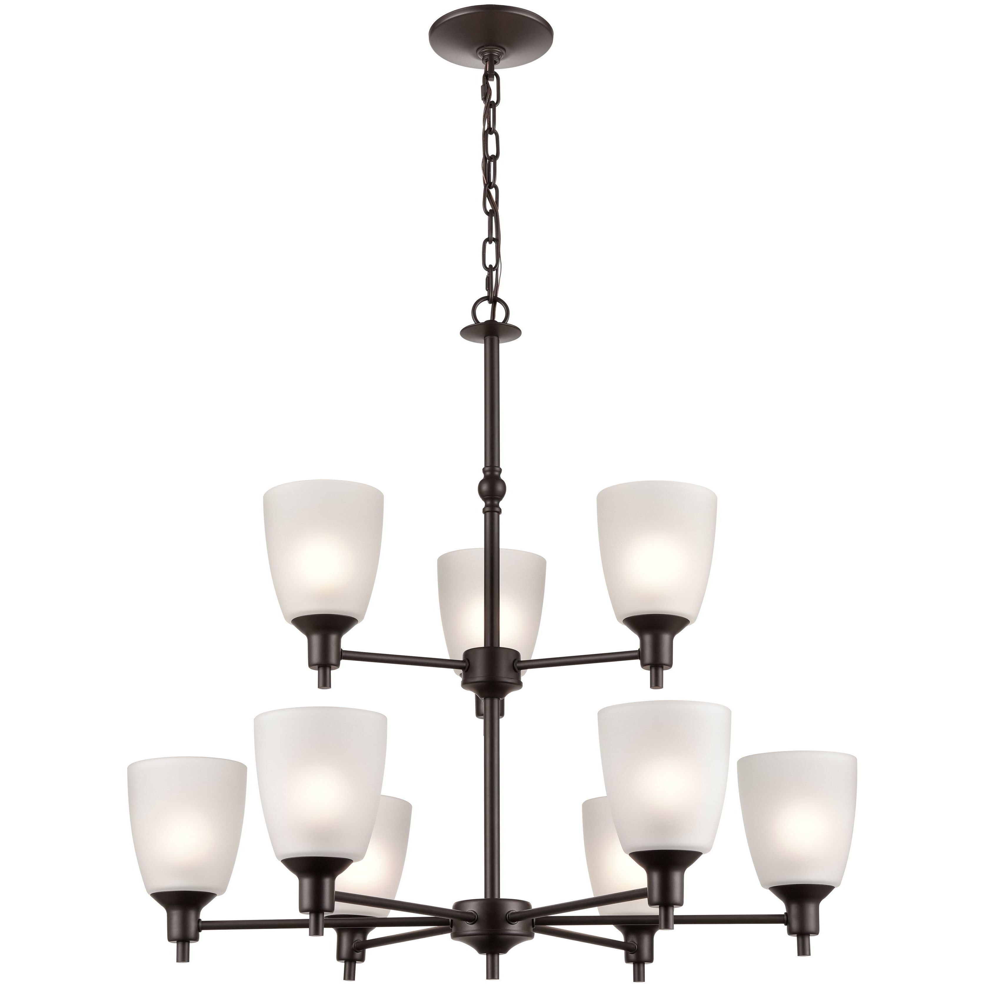 Jackson 9 Light 29 inch Oil Rubbed Bronze Chandelier Ceiling Light