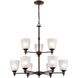 Jackson 9 Light 29 inch Oil Rubbed Bronze Chandelier Ceiling Light