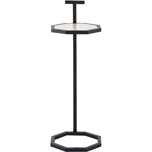 Daro 24 X 9 inch Black and White Accent Table