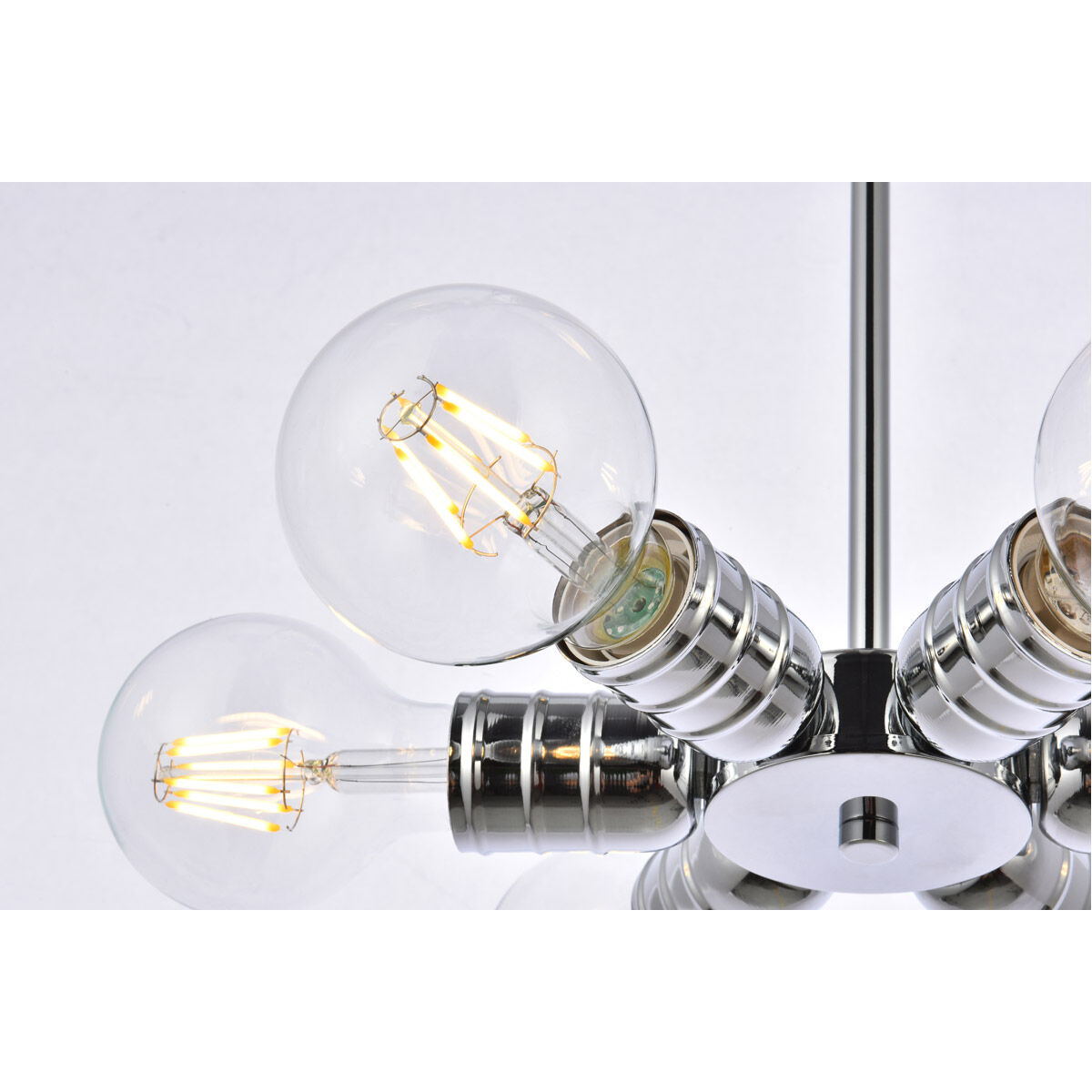 Reyes 6 Light 8.3 inch Chrome Pendant Ceiling Light