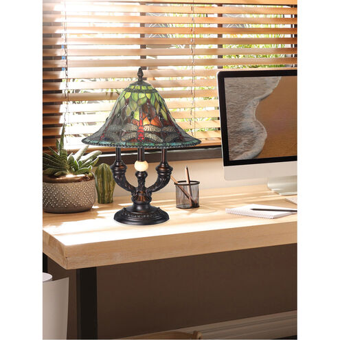 Albany Dragonfly 21 inch 60.00 watt Fieldstone Table Lamp Portable Light