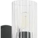 Bedminster 1 Light 5.75 inch Matte Black Vanity Light Wall Light