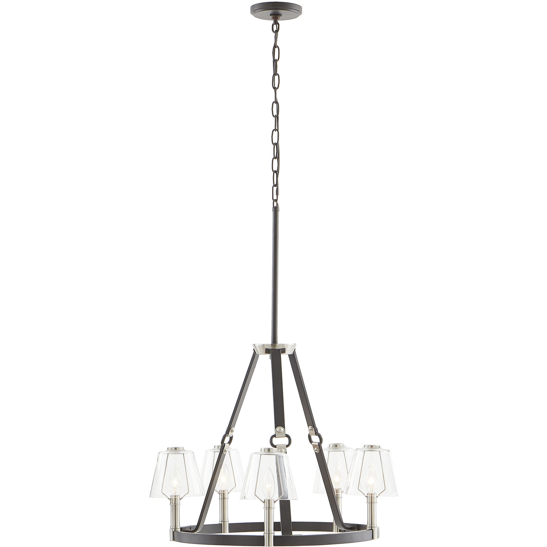 Armstrong Grove 5 Light 25 inch Espresso Chandelier Ceiling Light