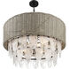 Breakers Isle 9 Light 32.63 inch Coal Pendant Ceiling Light