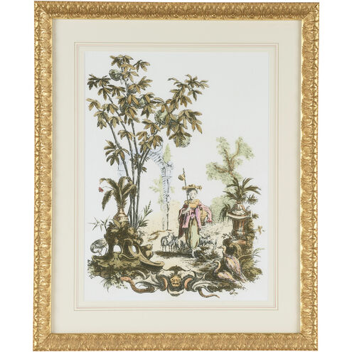 Asian Garden I 33 X 27 inch Print