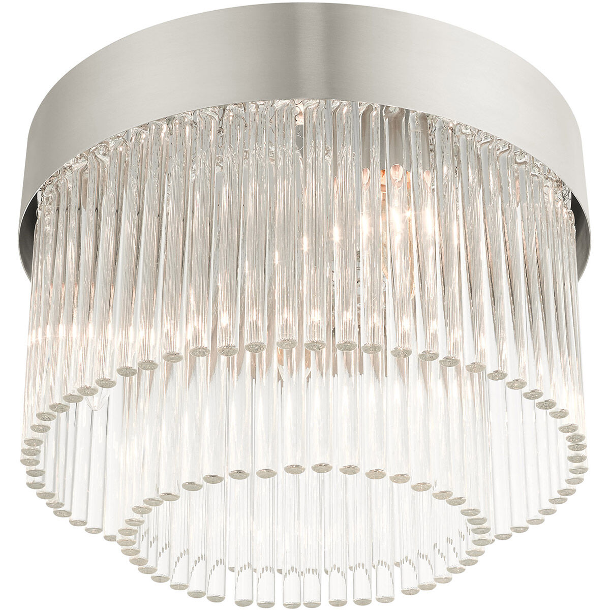 Norwich 4 Light 13 inch Brushed Nickel Flush Mount Ceiling Light