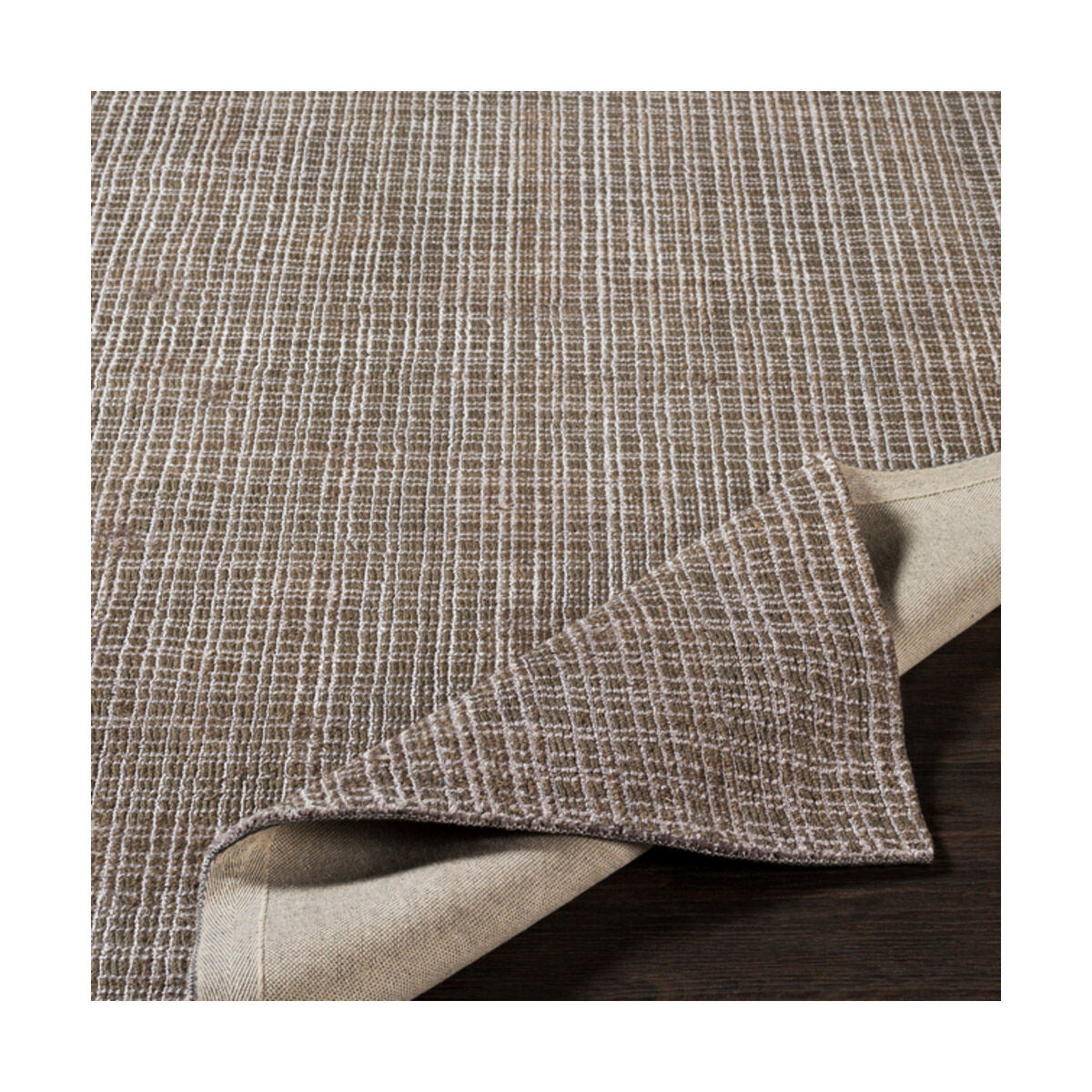 Tatyana 90 X 60 inch Dark Brown/Light Gray Rugs, Rectangle