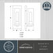 Grantley LED 12.5 inch Matte Black Outdoor Wall