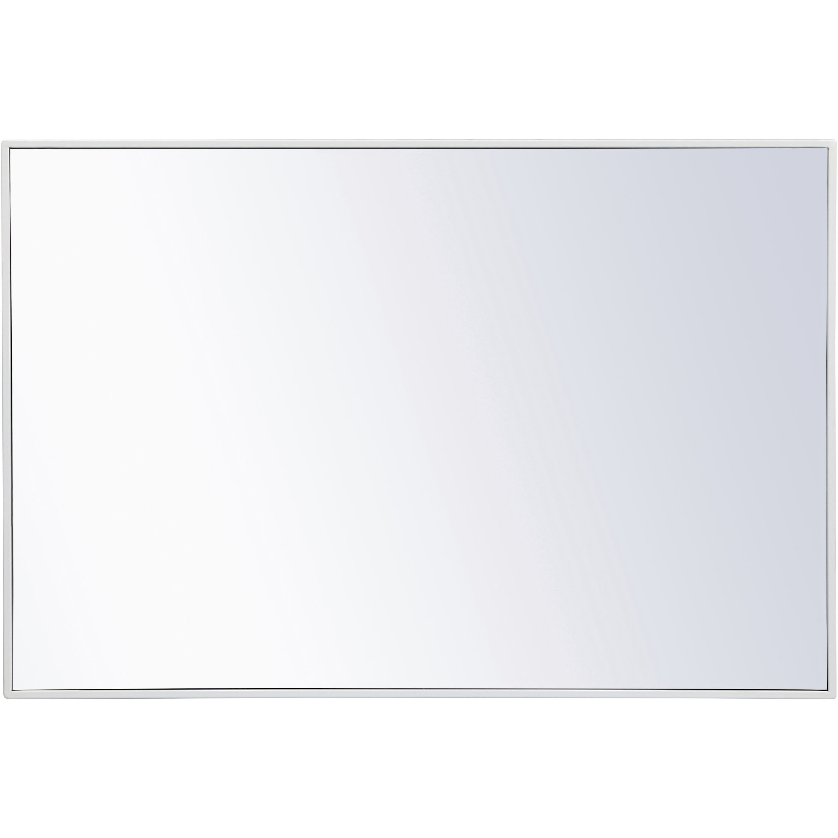 Monet 42 X 28 inch White Wall Mirror