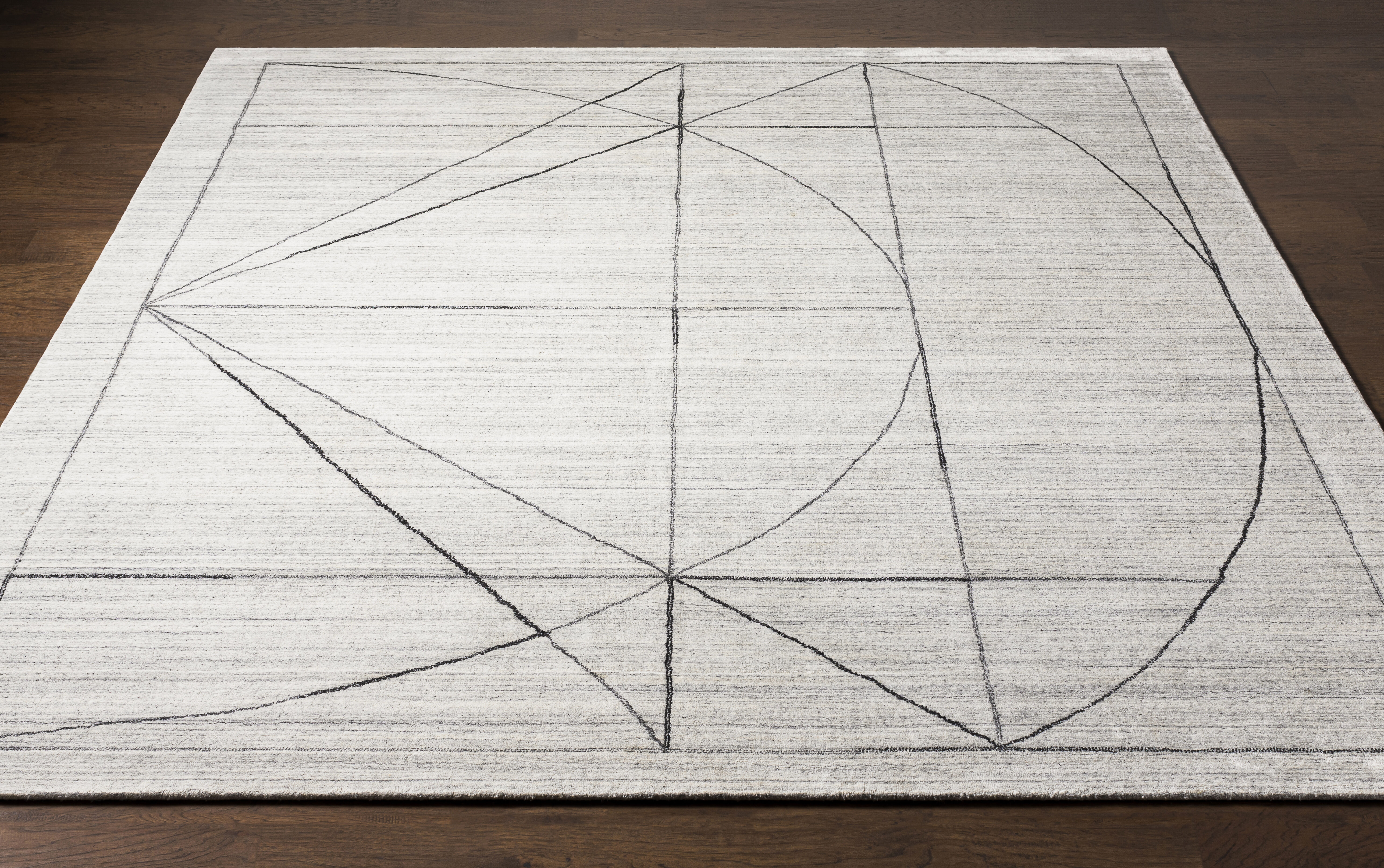 Hightower 120 X 96 inch Charcoal Rug in 8 x 10, Rectangle