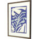 Animals Collection Blue Framed Art