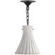 Jazz 1 Light 10 inch Satin Black Pendant Ceiling Light