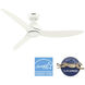 Mazzini 52 inch Matte White Outdoor Ceiling Fan