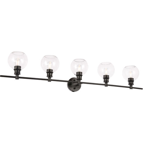 Collier 5 Light 47 inch Black Wall sconce Wall Light