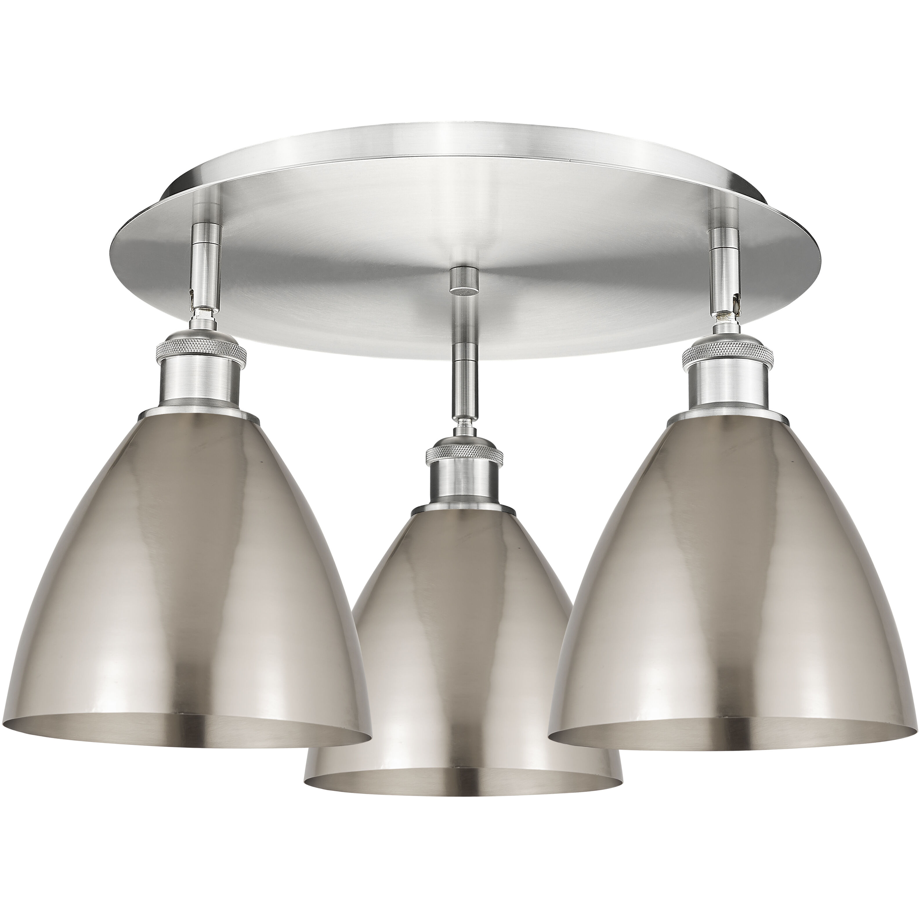 Ballston Dome 3 Light 19.25 inch Flush Mount