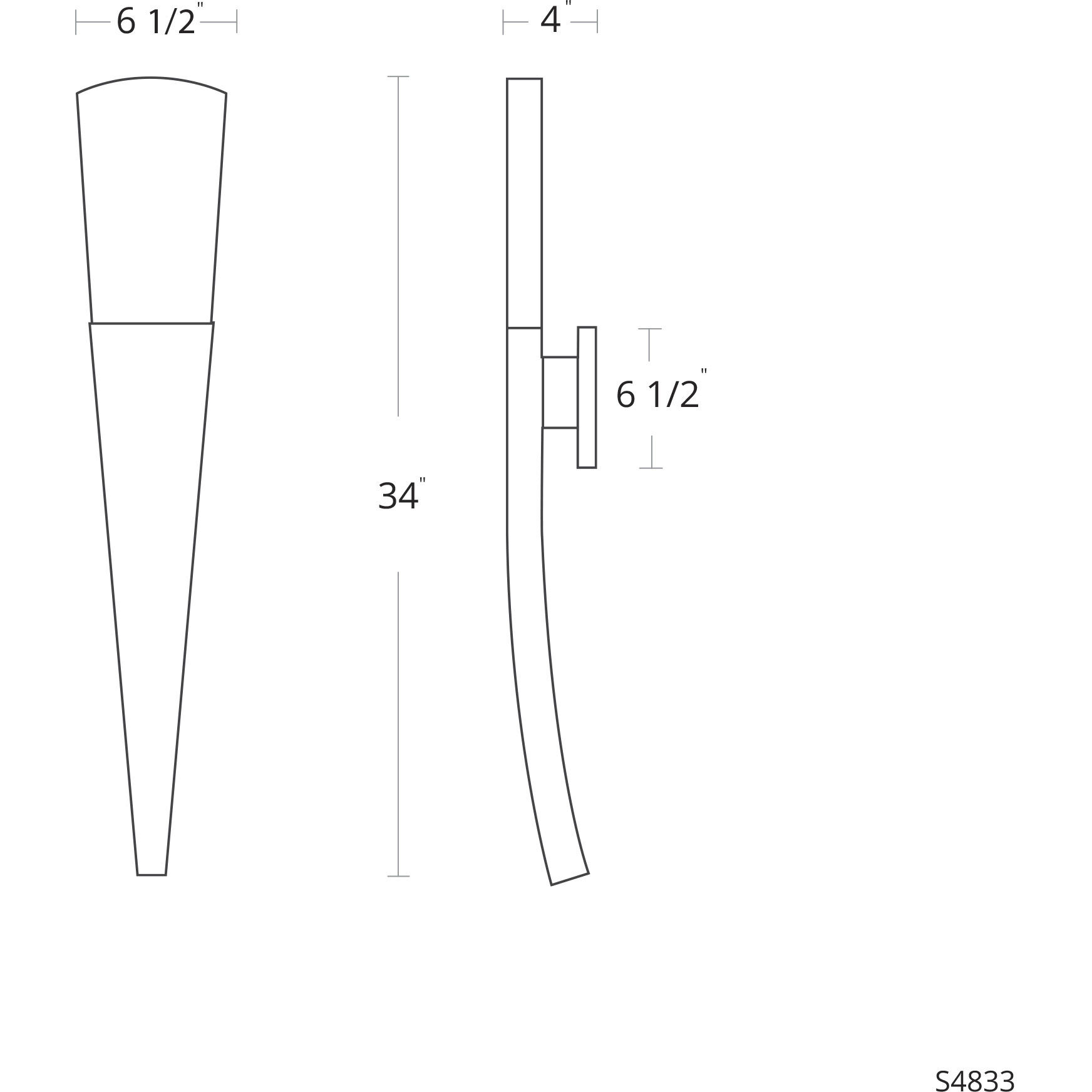 Embrace LED 6.5 inch Black Pendant Ceiling Light, Schonbek Signature