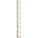 Clodagh Zig Zag Wall Sconce Wall Light in Natural Brass