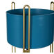 Cameron Blue/Gold Planter