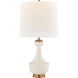 Thomas O'Brien Mauro 30.75 inch 100 watt Ivory Table Lamp Portable Light, Large