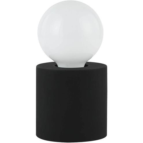 Tonya 3.5 inch 60.00 watt Matte Black Decorative Table Lamp Portable Light