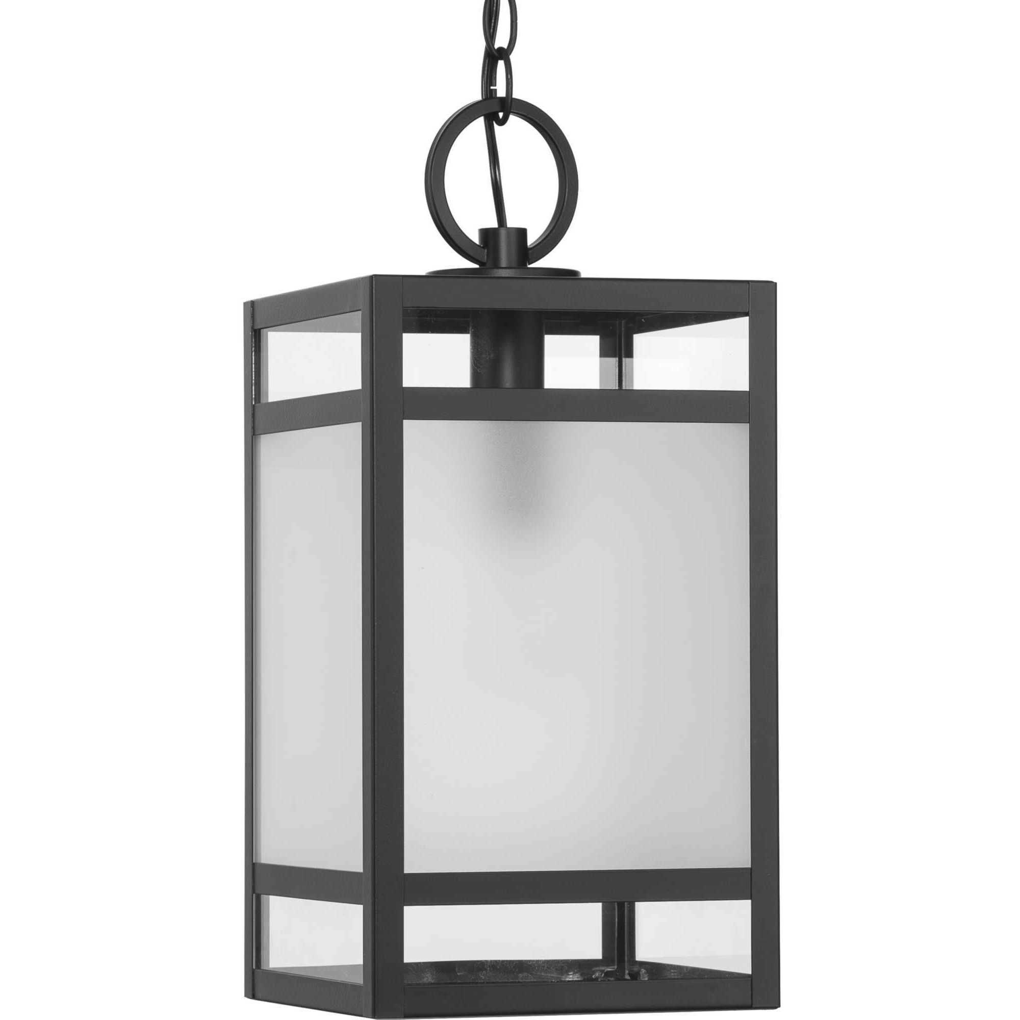 Progress P550135 31M Parrish 1 Light 8.37 inch Matte Black Outdoor Hanging Lantern