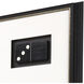 Entertainment Black and Neutral and White Framed Art