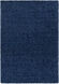 Deluxe Shag 36 X 24 inch Charcoal Rug, Rectangle