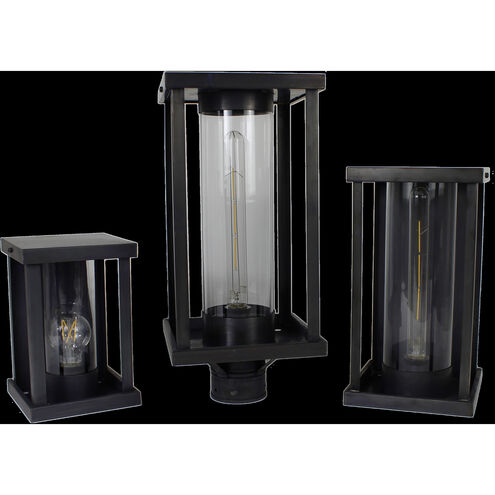 Austin 1 Light 17.5 inch Antique Brass Post Mount