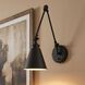 Morland 33.75 inch 60.00 watt Matte Black Adjustable Wall Sconce Wall Light, Essentials