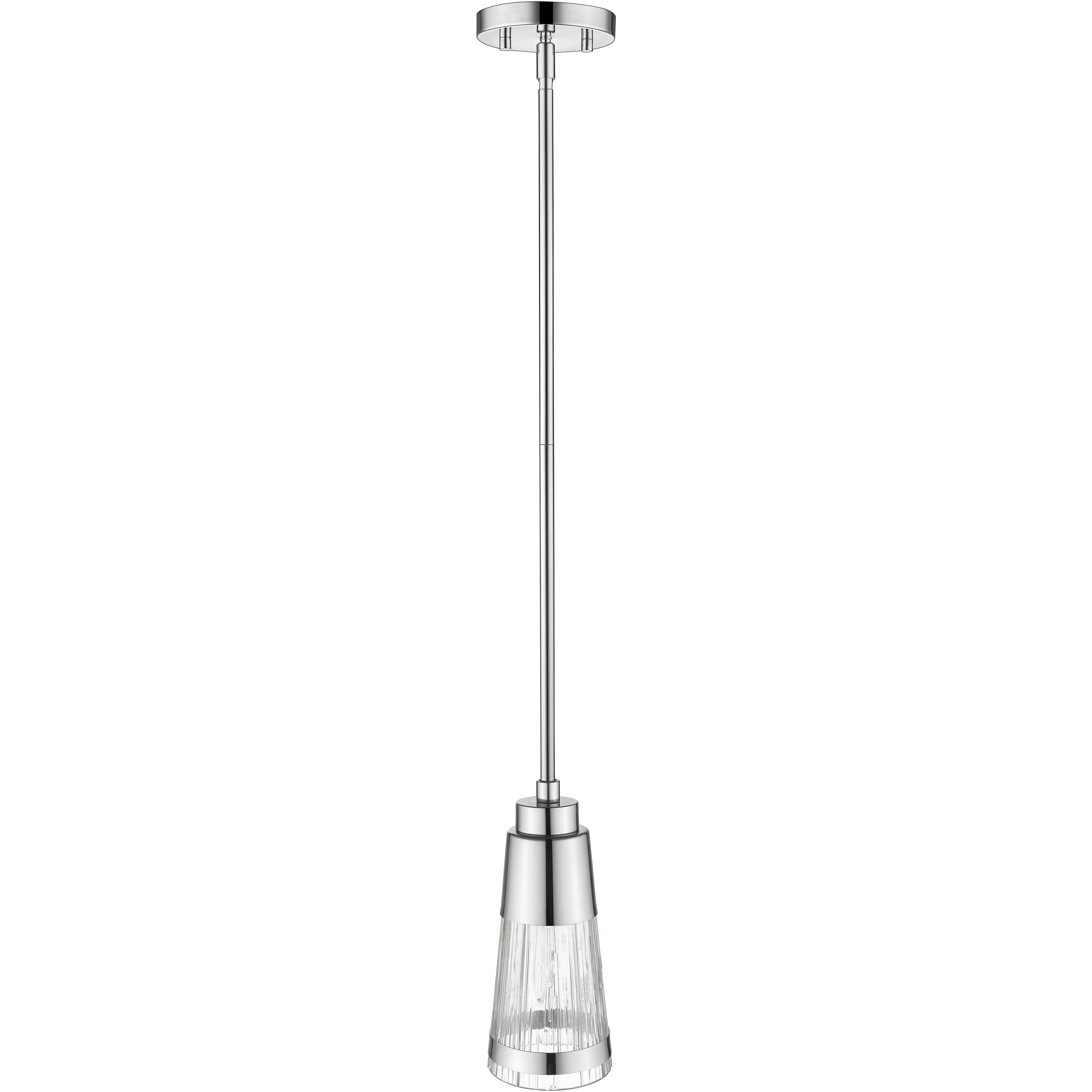 Ethos LED 4.6 inch Chrome Pendant Ceiling Light