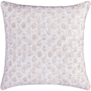 Taj Paisley 20 X 6 inch White Pillow
