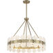 Bancroft 6 Light 30 inch Noble Brass Chandelier Ceiling Light