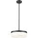 Renaud LED 13 inch Matte Black Pendant Ceiling Light