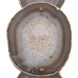Trinity 25 inch 40 watt Pale Lavender Agate & Antique Brass Table Lamp Portable Light