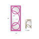 Dynasty 38 X 15 inch Hot Pink Wall Mirror, Rectangle