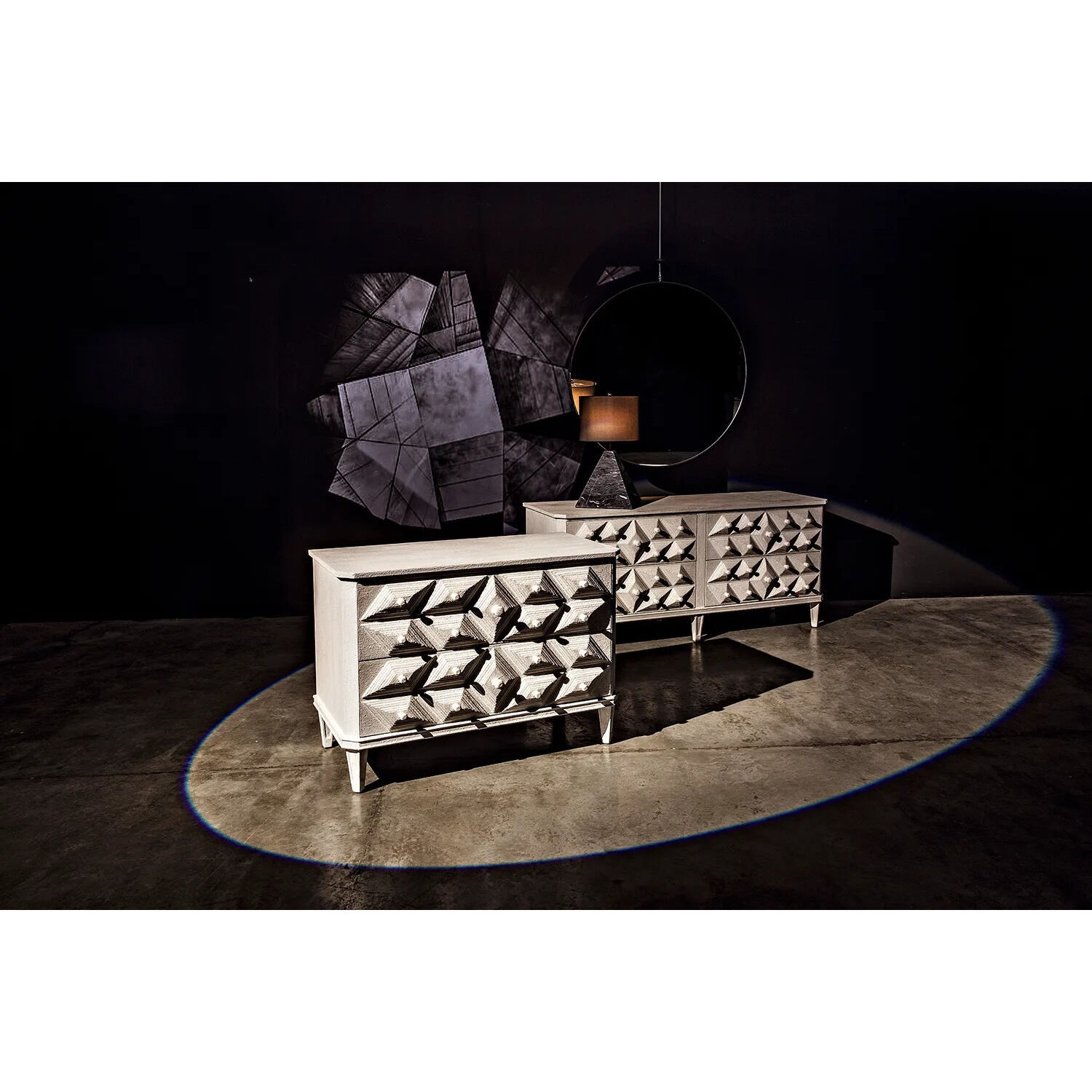 Giza White Weathered Dresser