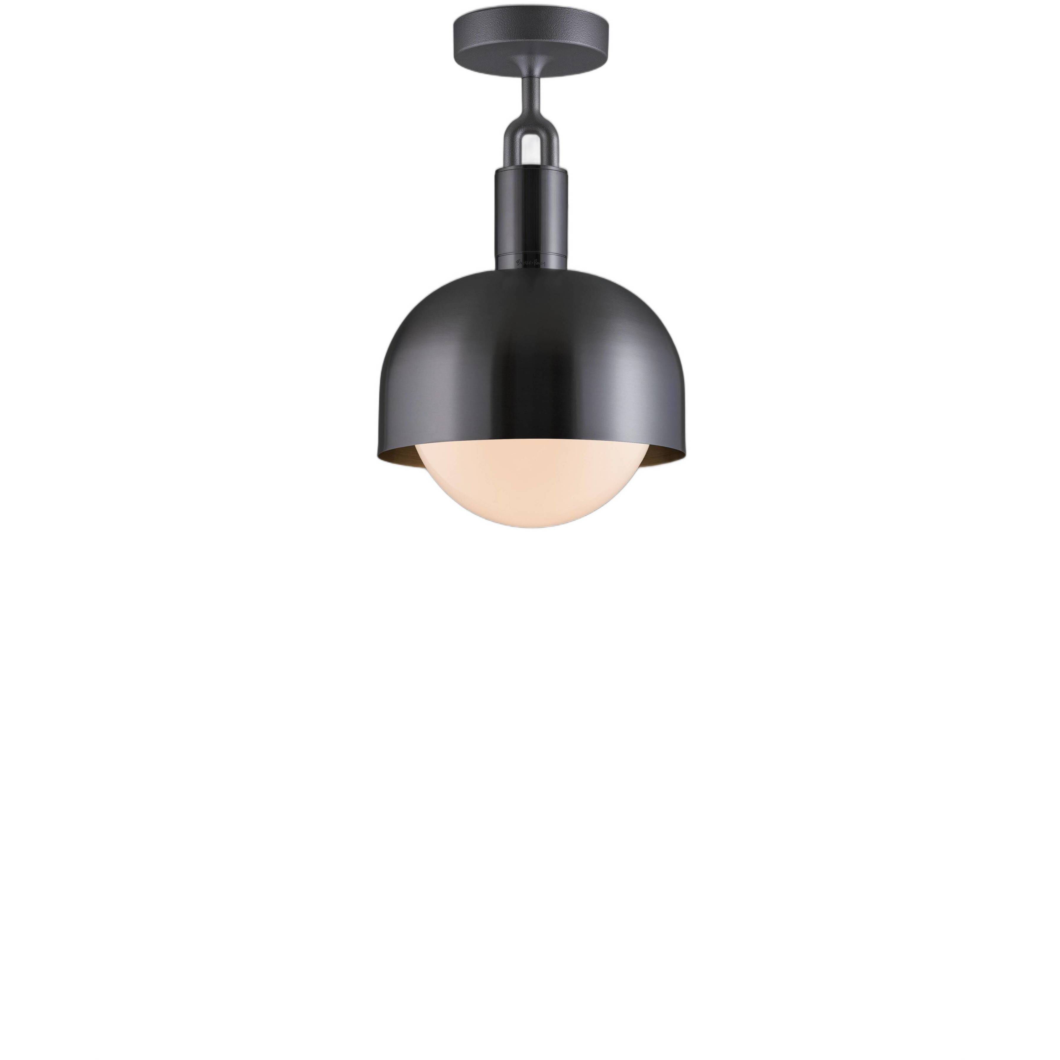 Forked LED 9.84 inch Gun Metal Flush Mount Ceiling Light