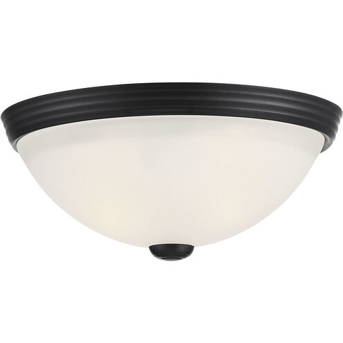 Stella 2 Light 11 inch Black Flush mount Ceiling Light, Essentials