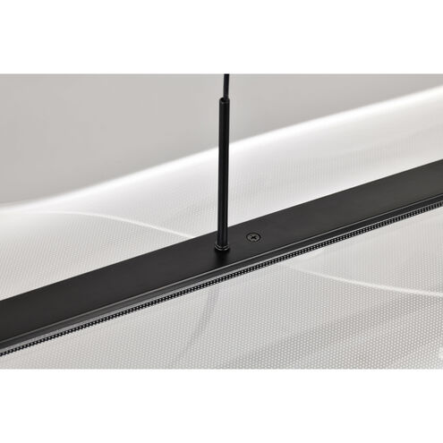 Geneva LED 11.75 inch Matte Black Pendant Ceiling Light