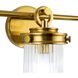 Myla 3 Light 24 inch Vintage Brass Bathroom Vanity Wall Light