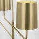 Barbara Barry Go Lightly LED 70 inch Soft Brass Linear Chandelier Ceiling Light
